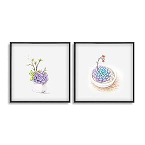 Framed for Living Room Bedroom Plant Theme for x2 Panels