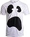 Silly Ghost Face | Spooky Halloween Ghoul Face Easy Costume Unisex T-Shirt-Adult,S White