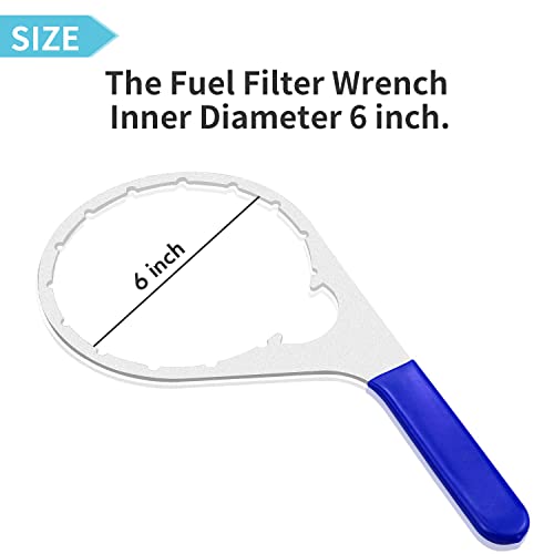 Colar/Vent Cap Fuel Filter Wrench for 380134 382 with 6 inch Inner