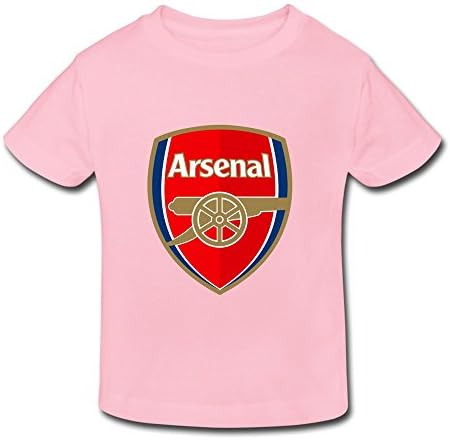 Pink Ambom Arsenal FC Little Boys Girls Short Sleeve T Shirt For Toddler Size 4 Toddler