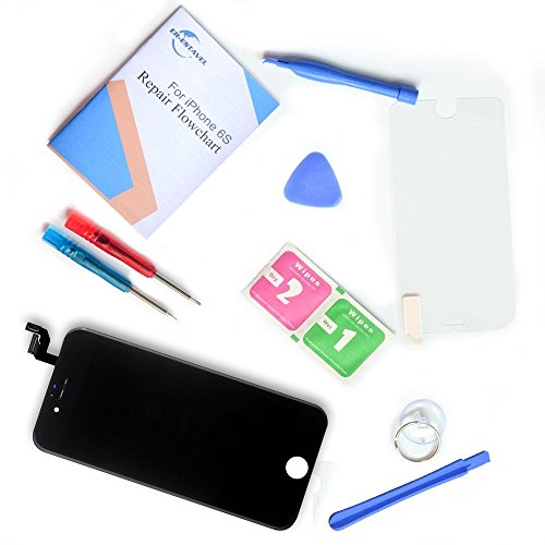 image for Qi-Eu LCD Display For iPhone 6S(Black) 4.7 inch Touch Screen Digitizer