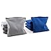 CAN'T STOP PARTY SUPPLIES Set of 8 6 x 6 Inch Cornhole Bean Bags - Blue & Gray