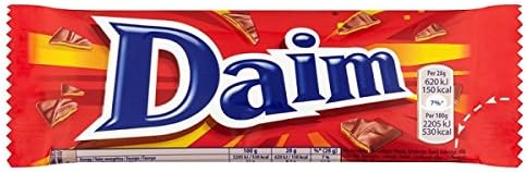 Daim (Dime) Chocolate Bar - 18 x 28gm