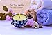 Citronella Candle Outdoor and Indoor, Large Portable Travel Tin Pure Soy Wax 3 Multiple-Wick Scented Candle