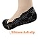 Zando Womens Anti-slip Low Cut Loafer Socks Anti-skidding Lace Hidden No Show Liner Socks D 3 Pairs Nude One Size:8.5