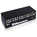 E-SDS 1 in 8 Out 3 RCA Splitter,AV Audio Video Splitter for Cable Box DVD DVR Analog TV