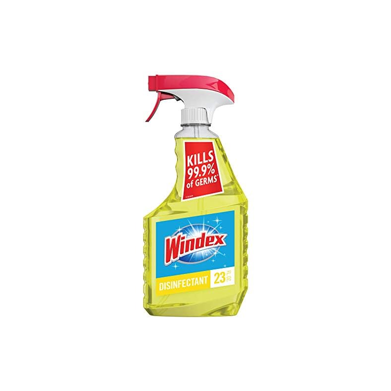 Windex MultiSurface Cleaner and Disinfectant Spray Bottle, Scent