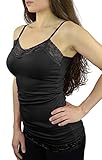 Belle Donne- Womens Cami Dress Spaghetti Adjustable Straps Lace Trim Solid Camisole