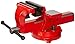 Yost Vises ADI-5 Heavy Duty Vise | 130,000 PSI Tensile Strength Austempered Ductile Iron Bench Vise | 5.5 Inch Jaw Width with a 360 Degrees Interlocking Swivel Base and 2 Lockdowns | Red