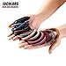 50 Pack Hair Bands Hair Rope for Girls and Womens Hair, Elastic Hair Ties for Thick Hair, High Stretch Ponytail Holders Hair Rubber Bands, Non slip No Damage Premium Hair Accessories(10 Solid Colors)