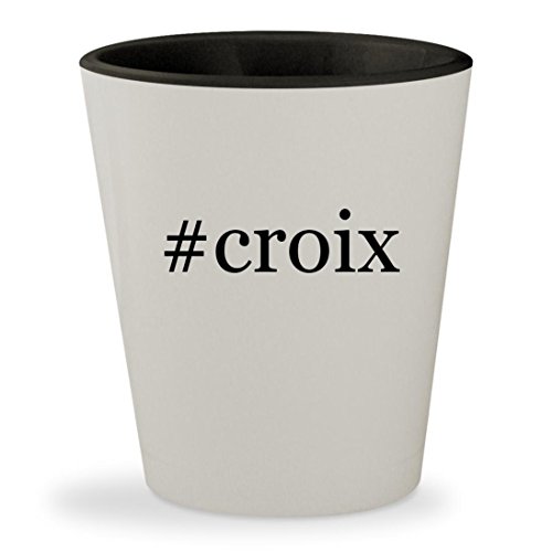 #croix - Hashtag White Outer & Black Inner Ceramic 1.5oz Shot Glass