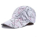 GADIEMENSS Quick Dry Sports Hat Lightweight Breathable Soft Outdoor Run Cap (Classic series, White)