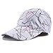 White Camo Hat,Camouflage Baseball Cap,Breathable Running Quick Dry Folding Brim Hat Under 10 UV Sun Protection Visor Baseball Hats Adult Outdoor Fishing Golf Baseball Cap for Men Women QP65