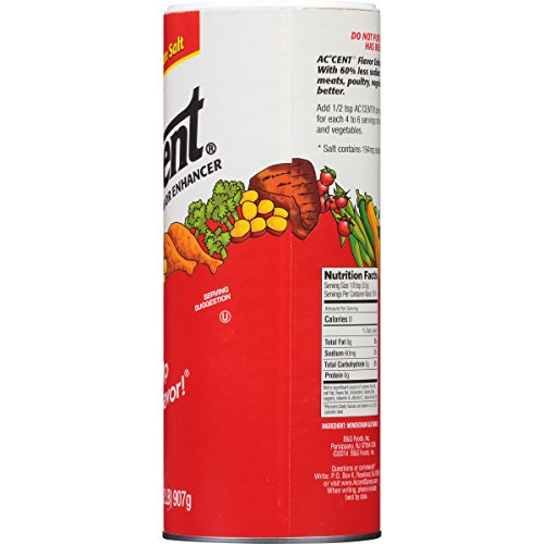 Ac'cent All Natural Flavor Enhancer, 32 Ounce (Pack of 2)