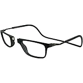 Clic Magnetic Reading Glasses for Men or Women, Soft Foldable Band, Computer Readers, Bodo (XL-XXL)