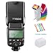 Godox TT600 Camera Flash Speedlite Master Slave GN60 Built-in 2.4G Wireless X System Transmission Compatible for Canon, Nikon, Pentax, Olympus, Fuji and Other DSLR Camera with Standard Hotshoe&USB LED primary