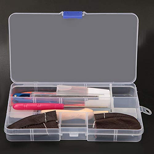Pokerty Needle Felting Supplies, DIY Handcraft Wool Felting Tool Set Needle Felting Craft Needle Felting Wool with 6 Mold Scissors Awl Tool Kit