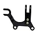 Alonea New Adjustable Bicycle Bike Disc Brake Bracket Frame Adaptor Mounting Holder (Black)