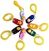 SunGrow 7 Dog Clickers with Wrist Bands - Colorful & Practical Set of Simple, Convenient & Effective Training Tools for Puppy or Cat - Humanized Scientific Professional Design - Perfect Size & Sound