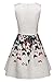 ACEVOG Women Summer Casual Sleeveless Floral Mini Party Cocktail Dress