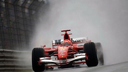 Plastic Poster Michael Schumacher 43x24 inch Waterproof - Anti-Fade - Can Use On Outdoor/Garden/Bathroom - 5PP0FA6