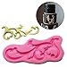 Vintage Scroll Texture Cake Fondant Mold - Royal Lace Baroque Style Embossed Silicone Impression Mat for Wedding Cake Decorating,Gumpaste Icing,Cookies Decoration,Polymer Clay,Pastry