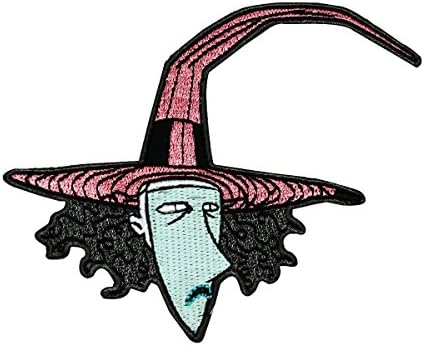 Disney Nightmare Before Christmas Shock Witch Girl Mask Patch Iron On Applique
