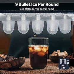 Ice Maker Countertop, Fast ice Making in 6