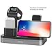 Conido 3 in 1 Charging Stand Compatible Apple Watch iPhone AirPods Charging Docks Holder 6-Port USB Chargeable Stand Compatible iWatch Series 3/2/1, iPhone X, 8, 8 Plus, 7, 7 Plus, 6, iPad Mini, iPod