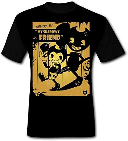 BUZAILIANX Men's Friendship with Shadow B-endy 3D Print Classic Short Sleeve T-Shirt