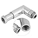MASO Car Oxyg en O2 Sensor Stainless Steel Exhaust Sensors Interface 90 Degree Angled Extension Extender Spacer M18 X 1.5