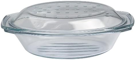 Auflaufform Drop & Grill Roasting Tray with Lid / Glass / Oval / Oven Safe / 2.9 l