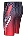 Ispeed Men's Competition Jammer Swimsuit (Red/Black, 34)