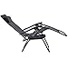 Goplus Zero Gravity Chairs, Lounge Patio, Folding Recliner, Outdoor Yard Beach with Cup Holder, Black, 2 Piece