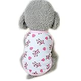 Boomboom Cotton Dog Clothes Milk Small Puppy Pet Clothes (Pink)