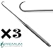 3× Joseph Skin Single Hook Sharp Prong 6.25