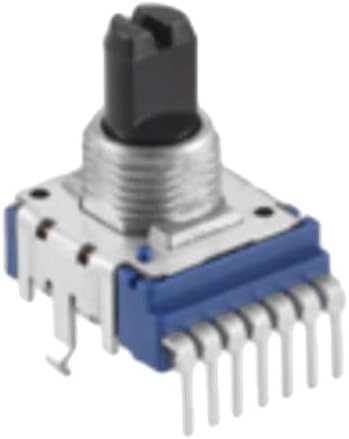 100 kOhm (100K) dual linear potentiometer with center detent Alps