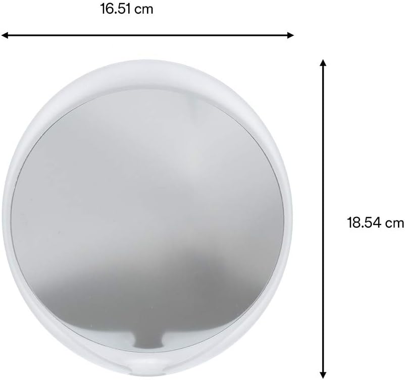 Command Fog Resistant Mirror, 1-Mirror, 2-Water-Resistant Strips (BATH15-ES), Organize your dorm - - 