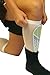 CrossBones Sports Shin Guard Sleeves for Soccer (2 Pair Pack) (White)