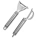 Spring Chef Vegetable Peeler Set with Stainless Steel Swivel Blade for Potato, Carrot, Apple, Citrus