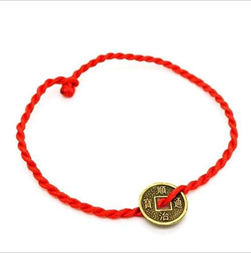 Good Luck Kabbalah Red String of Faith Rope Bracelet (Small Wrist) - 100%