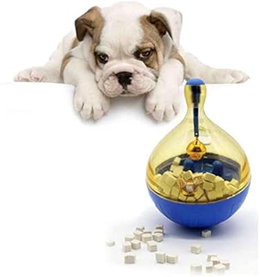 Tumbler Pet Dog Cat Feeder Funny Toy Snack Holder Self Feeding Toy