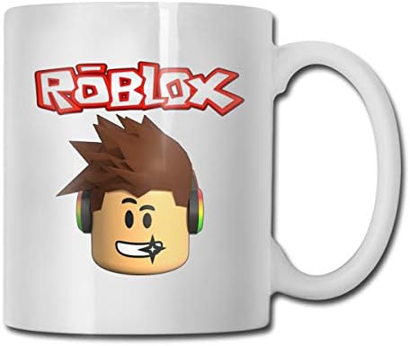 LANBRELLA Roblox Character Head Video Game Graphic Coffee Mug 11 Ounce