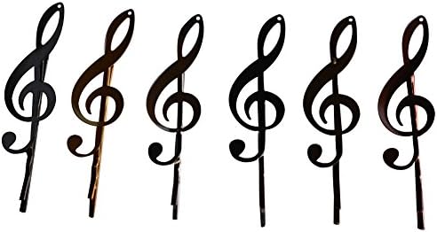 Bzybel Vintage Metal Music Note Hair Clips Retro Hair Pins Non-slip Bobby Pins Ponytail Clips Party Hair Barrettes for Girls Women Ladies Make-up Thick Fine Hair Accessories