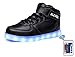 SLEVEL 16 Colors LED Light Up Shoes USB Flashing Sneakers for Kids Boys Girls