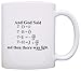 Funny Math Gift God Said Maxwell's Equations There Was Light Gift 11oz Ceramic Coffee Mug with Handle