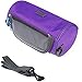TINTON LIFE Waterproof Bicycle Handlebar Bag with Transparent Pouch and Adjustable Strap High-Capacity Cycling Front Pack (Purple)