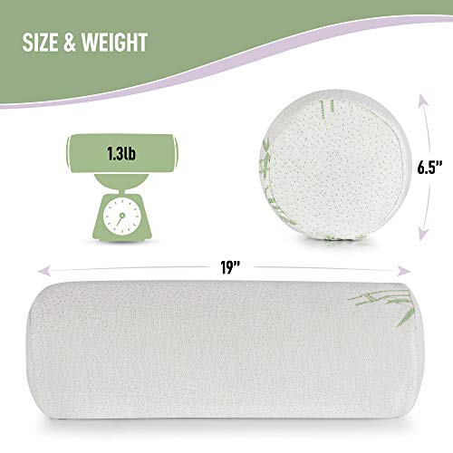 Healthex Cervical Neck Roll Pillow Cylinder Round Cushion Bolster