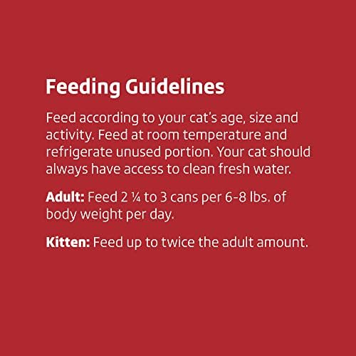 AMAZON BRAND – WONDER BOUND CANNED WET CAT FOOD (BEEF RECIPE IN GRAVY), NO ARTIFICIAL FLAVORS, ADULT RECIPE, 3 OUNCE (PACK OF 24)