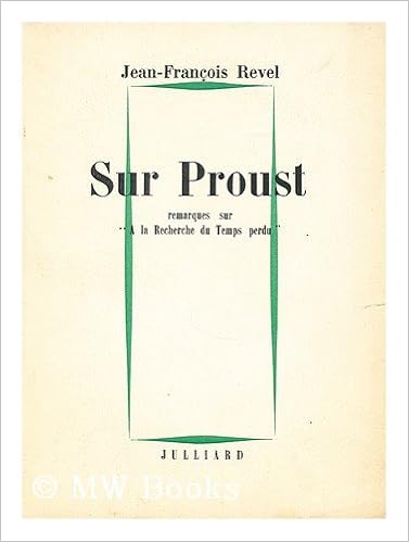 Sur Proust Revel Jean Francois Amazon Com Mx Libros